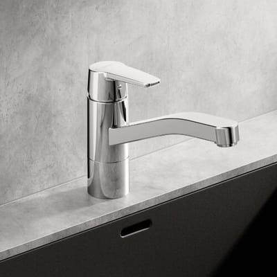Hansa Polo - Eengreeps keukenkraan, voor lagedruk boilers, chroom 51591193