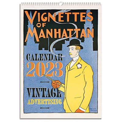 Vintage Wandkalender 2023 - Familiekalender 29,7x42 cm