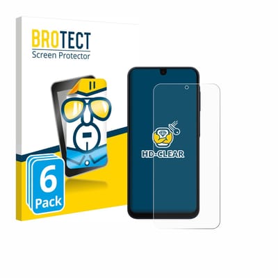 BROTECT - Screenprotector voor Samsung Galaxy A16 5G / A17 5G / F17 / F17 5G - Folie Beschermfolie transparant 6 Stuks