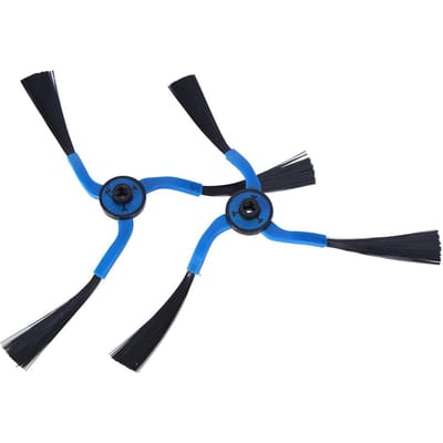 Lot de 2 brosses latérales de nettoyage de rechange pour robot balayeur Samsung VCRM72VR blue