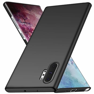 Ntech Back Cover Hoesje Geschikt Voor Samsung Galaxy Note 10 Plus Zwart