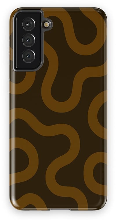 DripCase Motion Flow Tough Hoesje Samsung Galaxy S21 Plus | Backcover met Mag | Trendy Design | Valbescherming | Fluid Roots