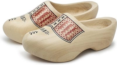Gevavi Houten Klomp Motief Vv Blank - Klompen - 37