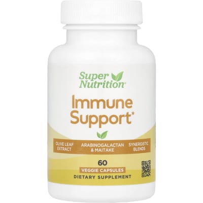 Immuunsupplement, Bevat Arabinogalactan, Paddenstoelenextract, Eleutherococcus Gallus Extract, Groene Thee Extract, 60 Plantaardige Capsules