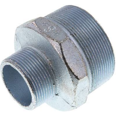 R 2 1/2'' x R 1 1/2'' Verzinkt Gietijzeren Borstnippel 25 Bar - FL2S-M-IZ-212R-112R