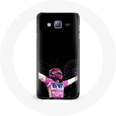 Coque - Samsung - Galaxy J3 2016 - Formule 1 - Sergio Pérez - Souple Noir