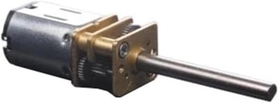 Gelijkstroommotor - Miniature motor - Hobby projecten - Met reductie - 20mm as - Metaal