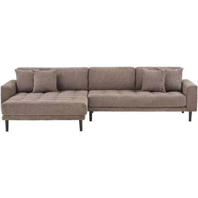 House Nordic Loungebank Lido - Bruin Links - 290x76x170cm