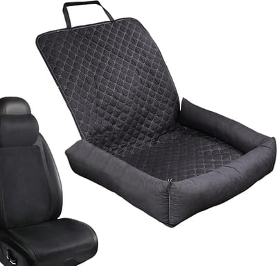 Autostoel Huisdieren - Reisstoel Hond - Veilig Reizen - Waterdichte Mat - 50 x 100 cm - Zwart
