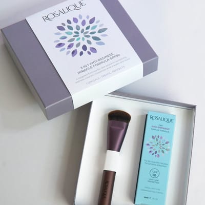 Rosalique - Anti-Redness Miracle Formula SPF 50 - 0%parfum - 30ml + Rosalique Miracle Brush