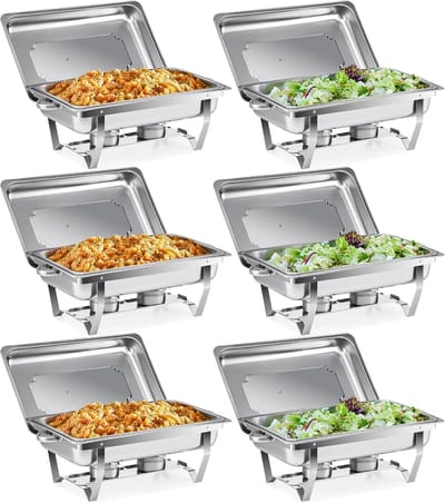 Buffetwarmer - Opwarmapparaat met Kookplaatfunctie - - warm serveren