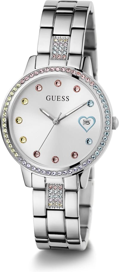 Guess - GW0657L1 - Polshorloge - Dames - Kwarts - Three of Hearts