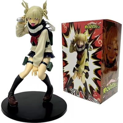 17cm Anime My Hero Academia Anime Figuur Toga Himiko Schattig Uniform Actiefiguren PVC Model Speelgoed Volwassen Verzameling Standbeeld Fans Cadeau