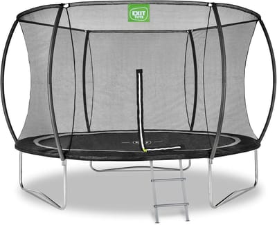 Trampoline met Net - Ronde Springmat - Buiten Spelen - Voetbeschermingssysteem - 305 cm - Zwart