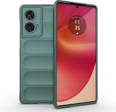 Coverup Hoesje - Geschikt voor Motorola Edge 50 Fusion Hoesje - Coverup Hands-On Rugged Back Cover - Groen