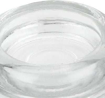 Meubelonderzetters - Zwenkbekers - Vloeren Beschermen - Handgemaakt Uniek - 3 Inch Diameter - Helder Glas