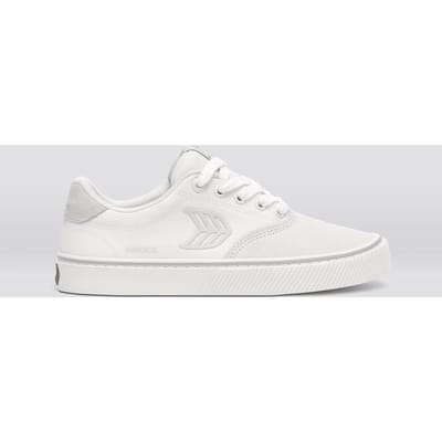 Cariuma Naioca Pro Suede And Canvas Stripe Smoke White Size: 40.5 | Sneakers Outlet | Unisex | Wit