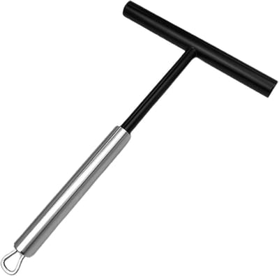 Roestvrijstalen Spatel - Beslag Verdeel Tool - Pannenkoeken Bakken - Duurzaam Materiaal - 19.5 cm - Zilverkleurig