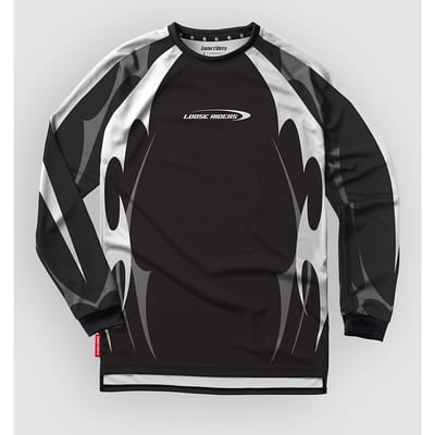 Loose Riders Phase Long Sleeve Jersey zwart
