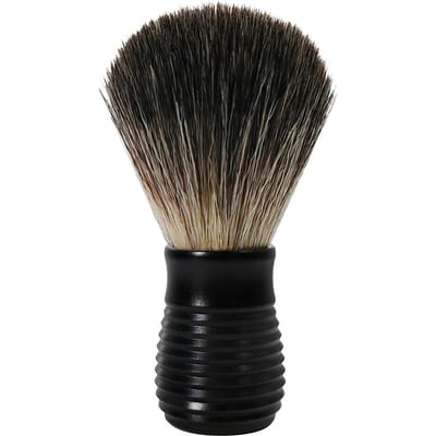 Brosse de rasage pour barbe pour hommes, Salon de coiffure pour hommes, nettoyage de la barbe du visage, appareil de toilettage, outil de rasage noir