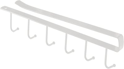 Mughouder voor Onder het Keukenkastje met 6 Haken voor Koffiemokken, Hoeden en Tassen, Ideaal voor Planken en Organisatie in de Keuken