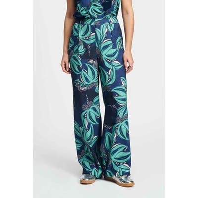 POM Amsterdam Pants - Delicacy Green Maat: 34 | Wijde Broeken Outlet | Dames | Groen