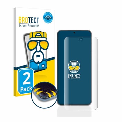 BROTECT - Screenprotector voor Huawei P60 Pro - Folie Beschermfolie transparant volledig dekking - 2 Stuks