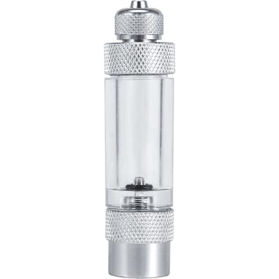 Plante d'aquarium Aluminium CO2 Anti-retour Compteur de bulles Outil pour aquarium(Tête unique) white