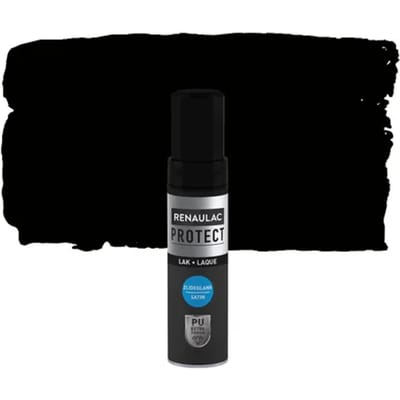 Renaulac Lakcorrectiepen Protect - Zwartbruin Ral 8022 - Zijdeglans - 12ml