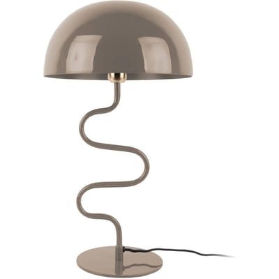 Leitmotiv Tafellamp Twist - Grijs - 31x31x54cm - Scandinavisch