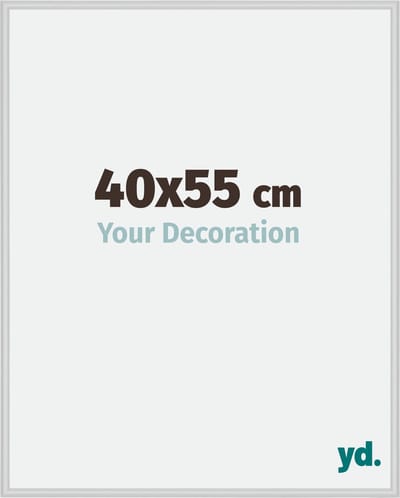 Your Decoration - Fotolijst 40x55 cm - Aluminium - Zilver Mat - Miami