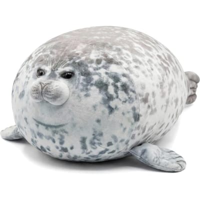 Zacht Pluche Dier Knuffel Dikke Blob Zehool Knuffel Schattige Kamerdecoratie Voor Jongens En Meisjes Cadeau Voor Kinderverjaardagen 30cm