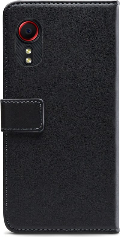 Mobilize Bookcase hoesje geschikt voor Samsung Galaxy Xcover 5 - Effen Zwart - Kunstleer