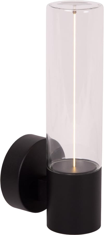 Lucide FILANI - Wandlamp Binnen/Buiten - LED - 1x8W 2700K - IP54 - Zwart | Essential