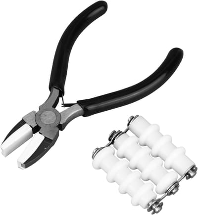 Sieraden Gereedschap - Draad Richt Set - Sieraden Maken - Drie Rollen Wikkelen - Compact Formaat - Wit Zilver Zwart