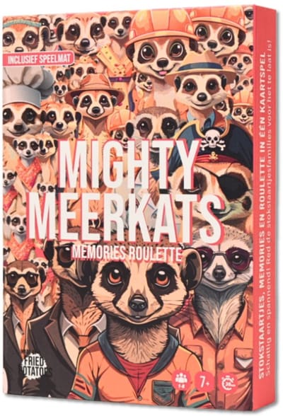 Mighty Meerkats Memories Roulette | Memory Spel & Geheugenspel voor Kinderen | Familiespel | Nederlandse Versie | 1–8 Spelers | 20–30 Minuten