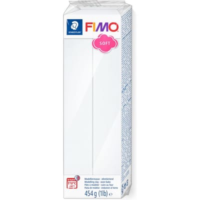 FIMO soft ovenhardende boetseerklei - 454 g - wit