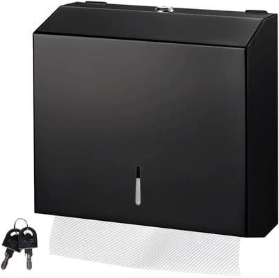Dailygoods- Handdoekdispenser Roestvrij Staal - 28,2 x 26,2 x 10 cm