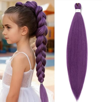 Dailygoods- Vlecht Extensies 30 Inch - Synthetisch Vlechthaar - Jumbo Vlechten - Professioneel Gebruik - Zacht en Lichtgewicht - Warmwaterinstelling - Vlecht Haar