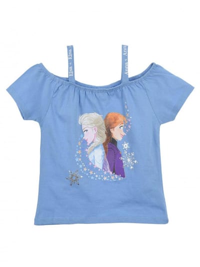 Disney Frozen Shirt - Blauw - Maat 98/104