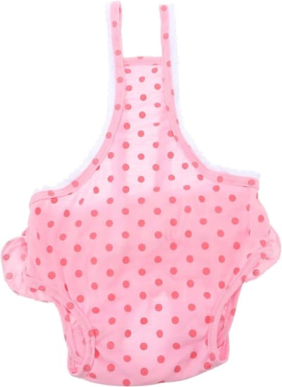 Katoenen Luierbroekjes Hond - Hondenbroekjes Zindelijkheid - Hygiënisch Houden - Ademend Katoen - XXL - Roze