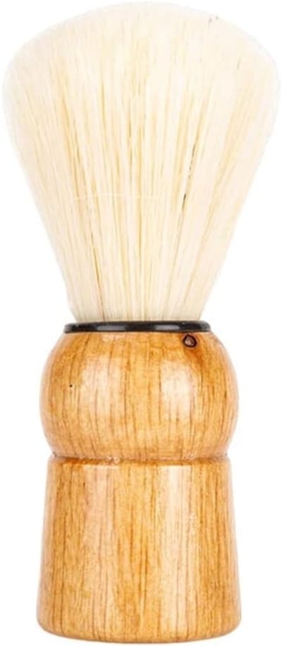 Professionele Nekborstel voor Kappers - Zachte Haarveger met Houten Handvat voor Schoonmaken en Verzorging van Haar in Kapperszaken en Thuisgebruik
