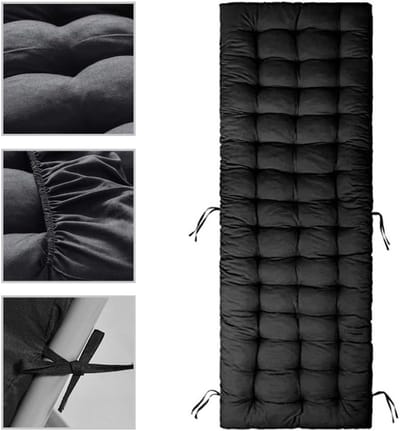 Zitkussen voor Ligstoelen, 170 x 53 x 8 cm, Waterdicht en Antislip, Perfect voor Buiten en Zonnen