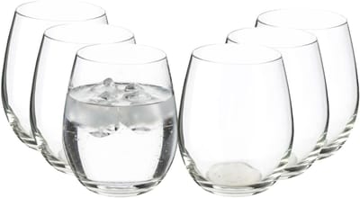 Secret Houseware Tumbler drinkglazen Orion - 6x stuks - 350 ml - Waterglazen - Sapglazen