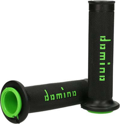 Domino Handvatset Domino A010 Road zwart/groen (open)