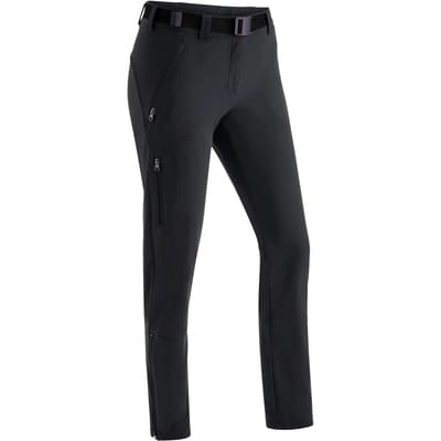 Maier Sports Lana Slim Trekking Stretchbroek Dames, zwart Maat DE 40 (Regular)