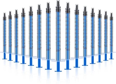 Spuit - Spuiten - Injectiespuit - Doseerspuit - Injectiespuit Zonder Naald - 1ml - 20 Stuks