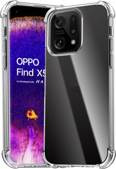 Hoesje geschikt voor Oppo Find X5 - Shockproof Transparant Back Cover Case