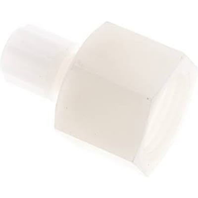 6x4mm & G1/2'' PVDF Rechte Knelfitting Binnendraad 10bar