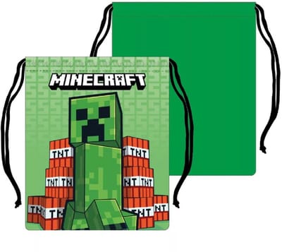 Minecraft Blocky Boom lunchtas 26,5 cm, Mine craft klein lunch tasje, Mine craft tasje, Bewaartasje, Mine craft